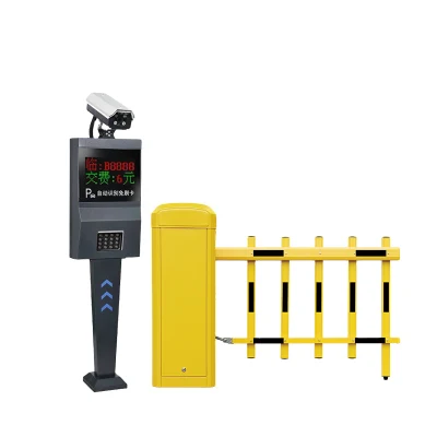 Reconhecimento de matrícula do sistema de gerenciamento de estacionamento inteligente de carro de entrada e saída