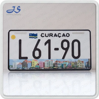 Placa de matrícula de Curaçao, placa de carro, placa de motocicleta